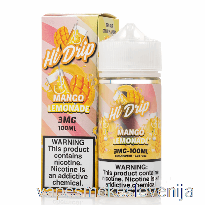 Vape Za Enkratno Uporabo Mango Limonada - Hi-drip E-tekočine - 100ml 0mg